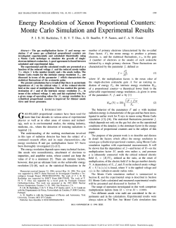 Energy Resolution of Xenon Proportional Counters