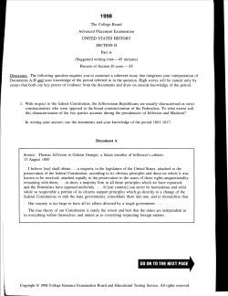 1998 DBQ - George Washington High School