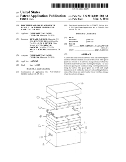 Box with hand holes and spacer panel to facilitate lifting and