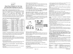 Identify Diagnostics Drug Test Cup Instructions Questions Answers