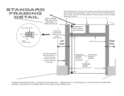 framing detail - Coast Garage Door