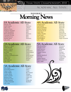 5A Academic All-State 4A Academic All-State 3A Academic