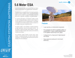 5.6m Ku- and K-band Earth Station Antenna