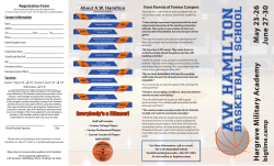 2016 A.W. Hamilton Basketball Camp