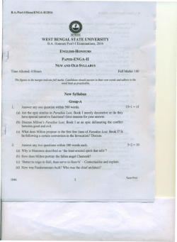 Part - I, Paper - 2 - Dinabandhu Mahavidyalaya