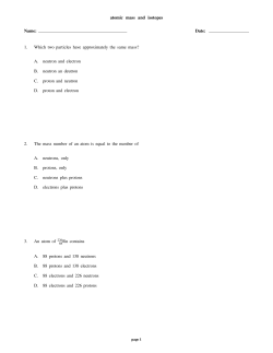atomic mass and isotopes atomic_mass_and_isotopes