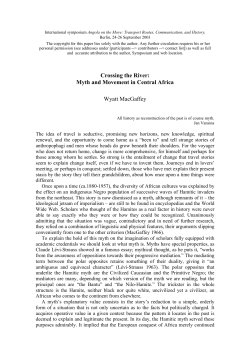 Crossing the river - Zentrum Moderner Orient