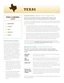 Texas - CropLife America`s Tell Me More