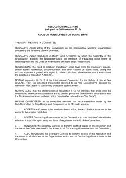 RESOLUTION MSC.337(91)