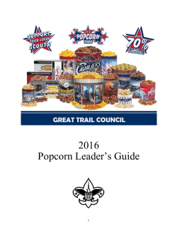 2016 Popcorn Kernels Guide