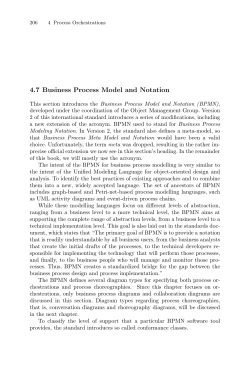 4.7 Business Process Model and Notation
