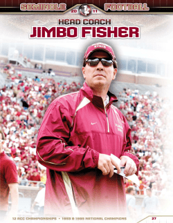 HEAD COACH JIMBO FISHER
