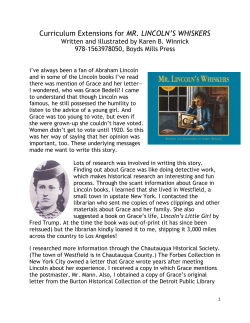 School Curriculum Activities for Mr. Lincoln`s