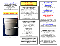 5 Gallon Round Pail - Container Supply Co