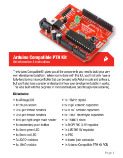 Arduino Compatible PTH Kit