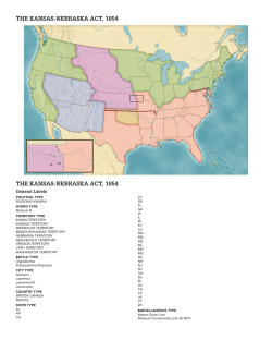 the kansas-nebraska act, 1854 the kansas-nebraska