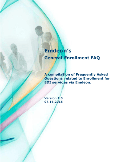 Emdeon`s - Change Healthcare