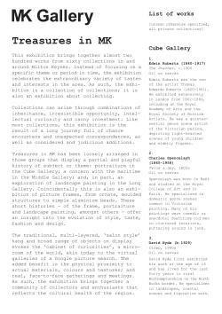 Treasures in MK Exhibition Guide