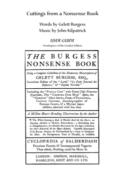 Cuttings from a Nonsense Book