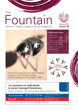 Fountain Magazine Autumn 2015