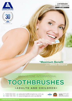 toothbrushes - Livingstone International