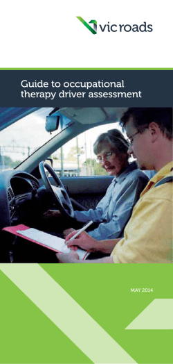 Guide to Occupational Therapy Driver assessment