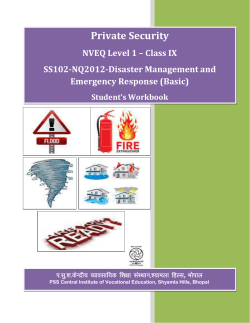 Private Security 102 L1 - Department of Higher Education