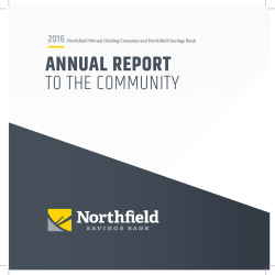 annual report to the community