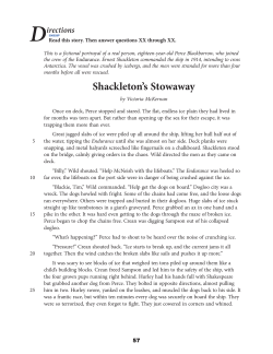 Shackleton`s Stowaway