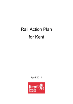 Rail Action Plan for Kent
