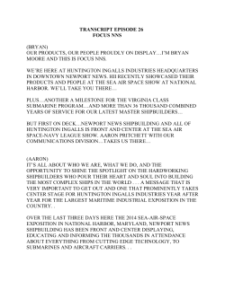 TRANSCRIPT EPISODE 26 FOCUS NNS (BRYAN) OUR