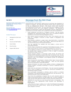 Fall 2015 - MSU Denver