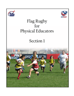 Flag Rugby for Physical Educators Section 1