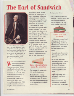 The Barl of Sandwich