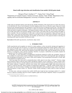 Road traffic sign detection and classification from mobile LiDAR