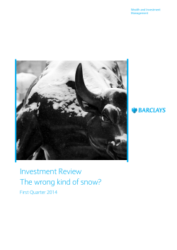 Investment Review The wrong kind of snow?