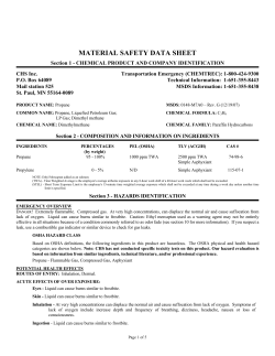 material safety data sheet