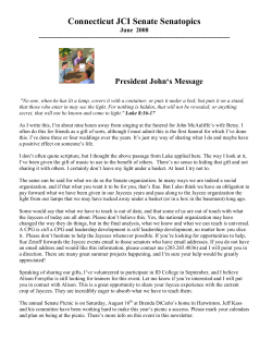 June 2008 Senatopics - Home (www.ctjcisenate.org)