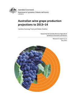 Australian wine grape production projections to 2013&ndash;14