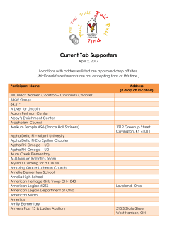 Pull Tab Supporters - Ronald McDonald House Charities of Greater