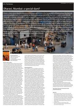 Dharavi, Mumbai: a special slum?