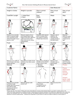 Date Measured - Boo Yah Custom Clothing