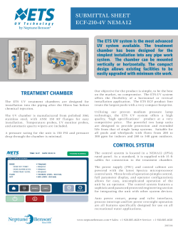 SUBMITTAL SHEET ECF-210-4V NEMA12 - Neptune