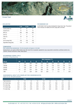 Tilapia - Aller-Aqua