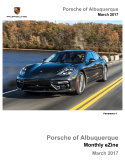 Porsche of Albuquerque March 2017