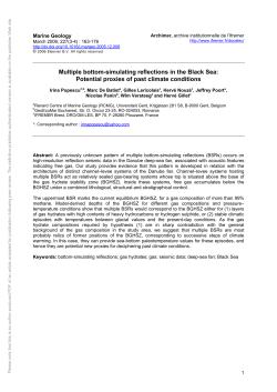 Multiple bottom-simulating reflections in the Black Sea