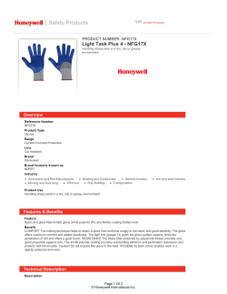 Light Task Plus 4 - NFG17X - Honeywell Safety Products