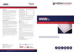 Fibre free rigid polyisocyanurate (PIR) insulation core with