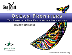 discussion guide - Ocean Frontiers