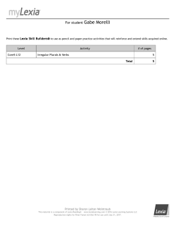 Lexia Skill Builders